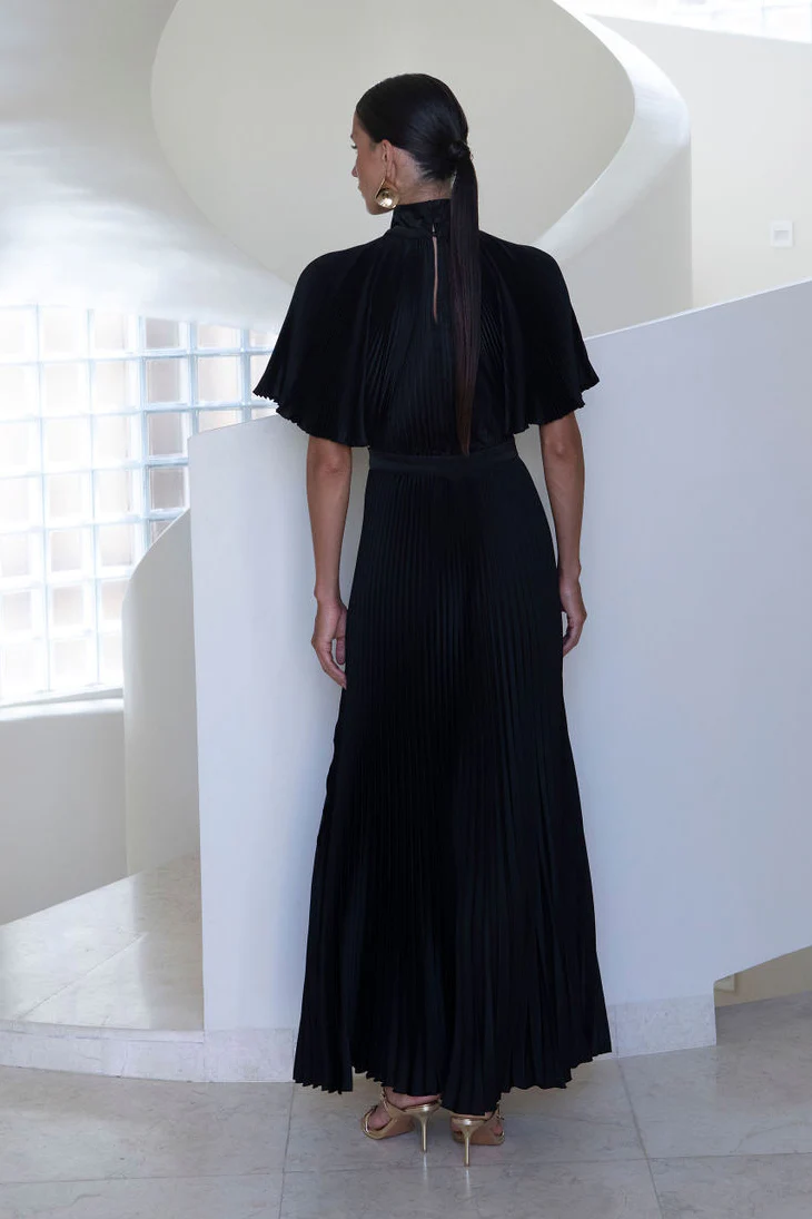 Anais Split Gown - Noir - Image 4