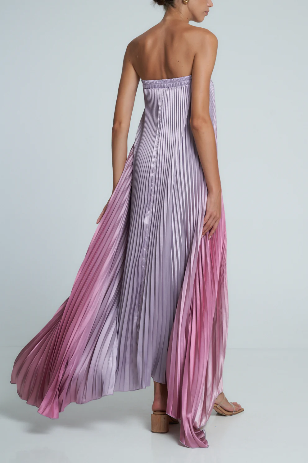 Bisous Strapless Gown - Mauve Ombre - Image 5