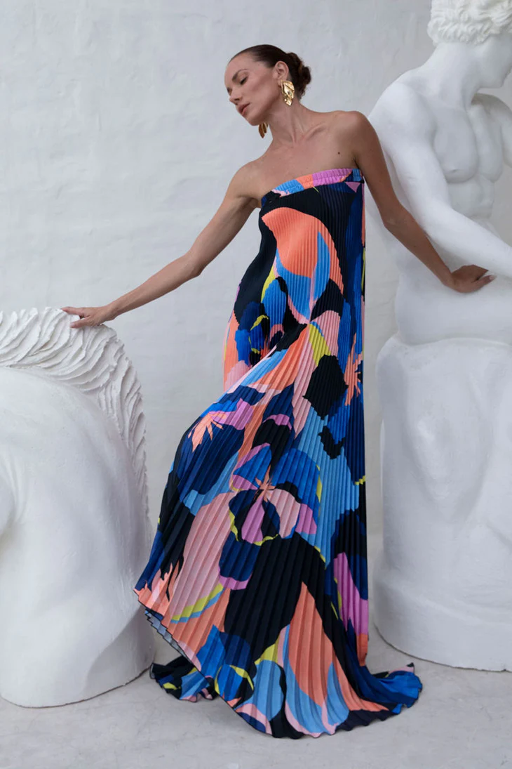 Bisous Strapless Gown - Noir Calypso - Image 2