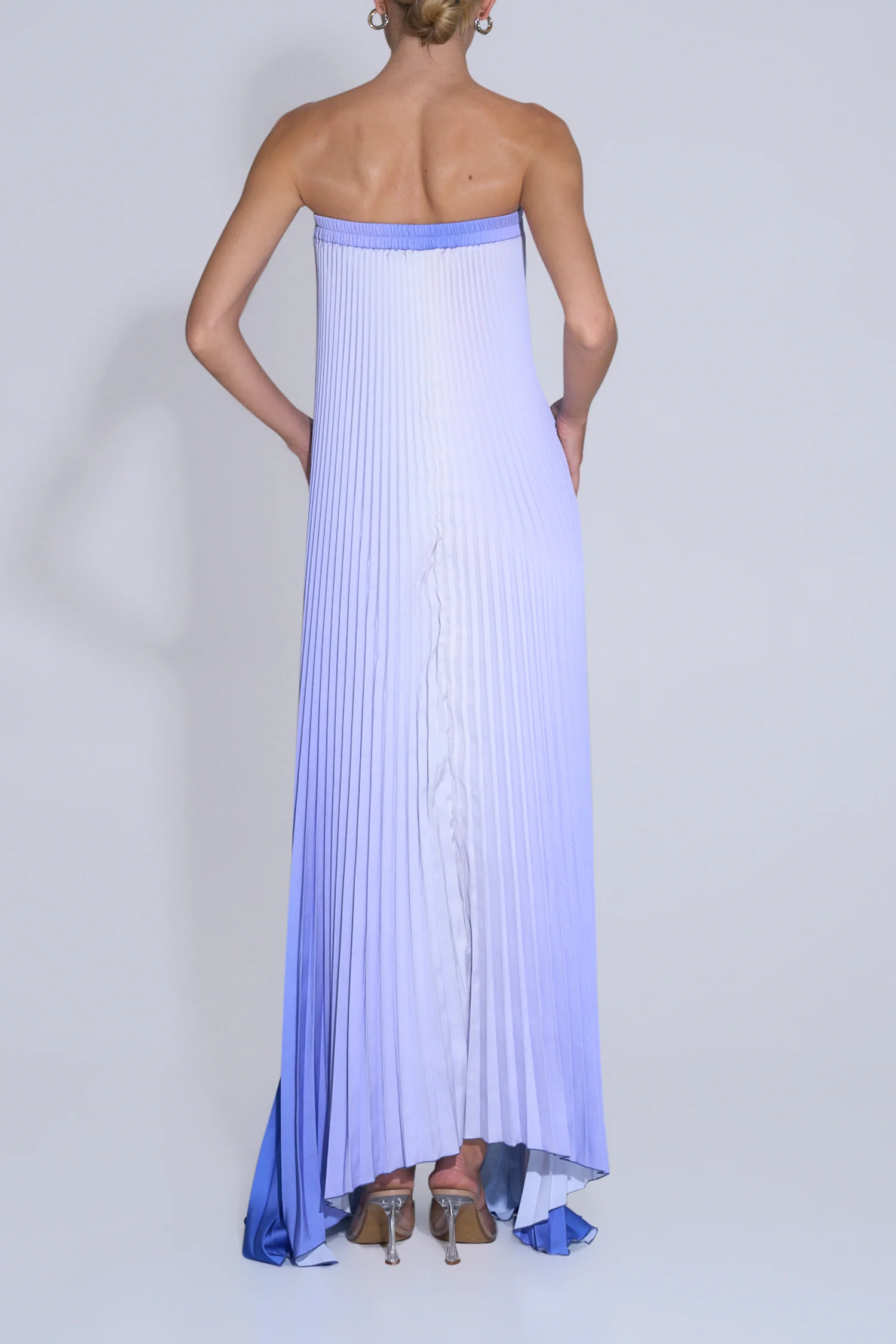 Bisous Strapless Gown - Ocean - Image 4