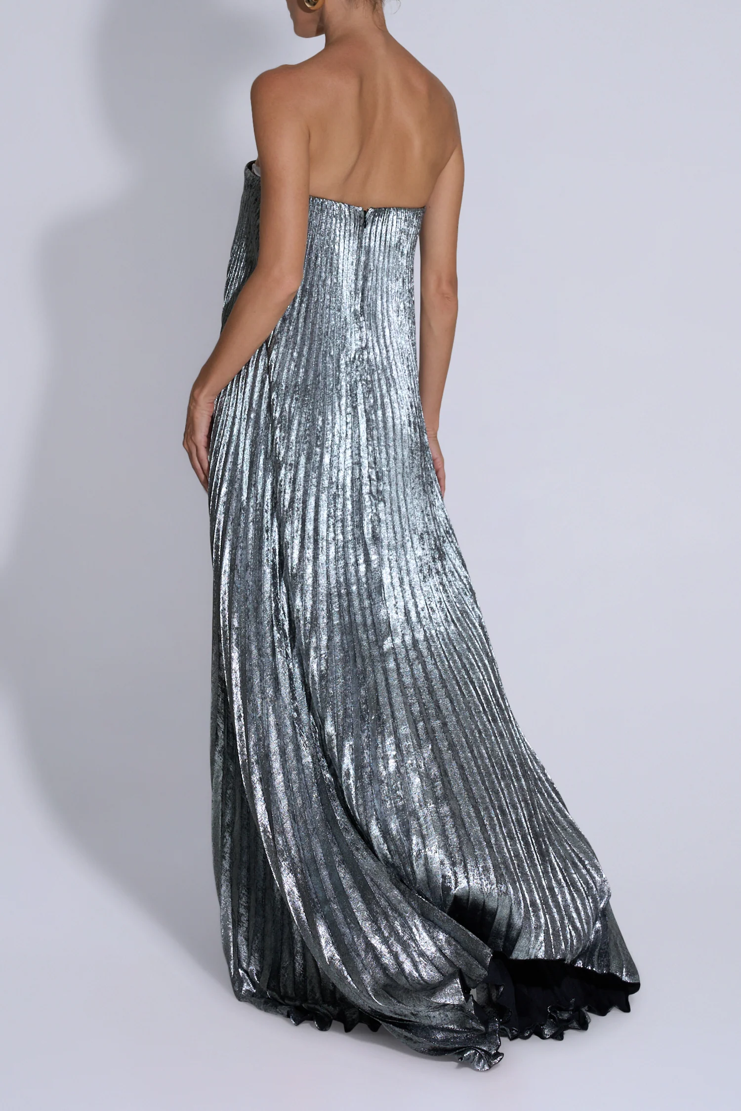 Black Tie Gown - Gunmetal Shimmer - Image 2