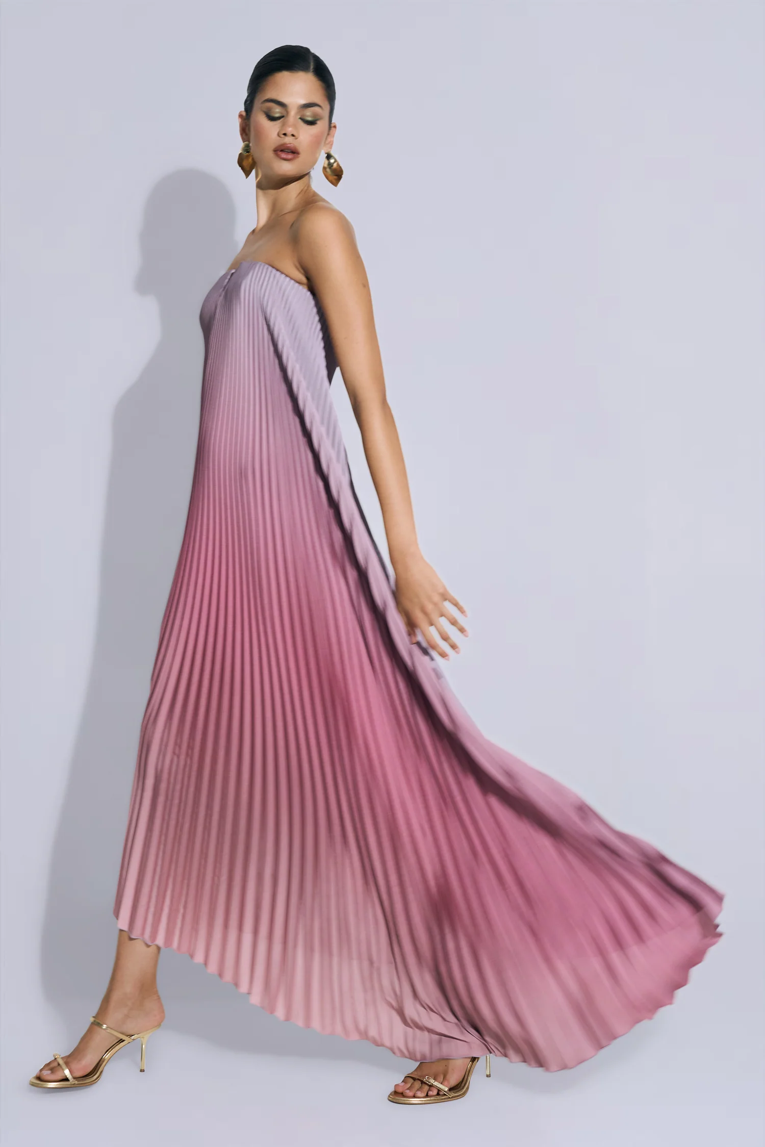 Black Tie Gown - Mauve Ombre - Image 4