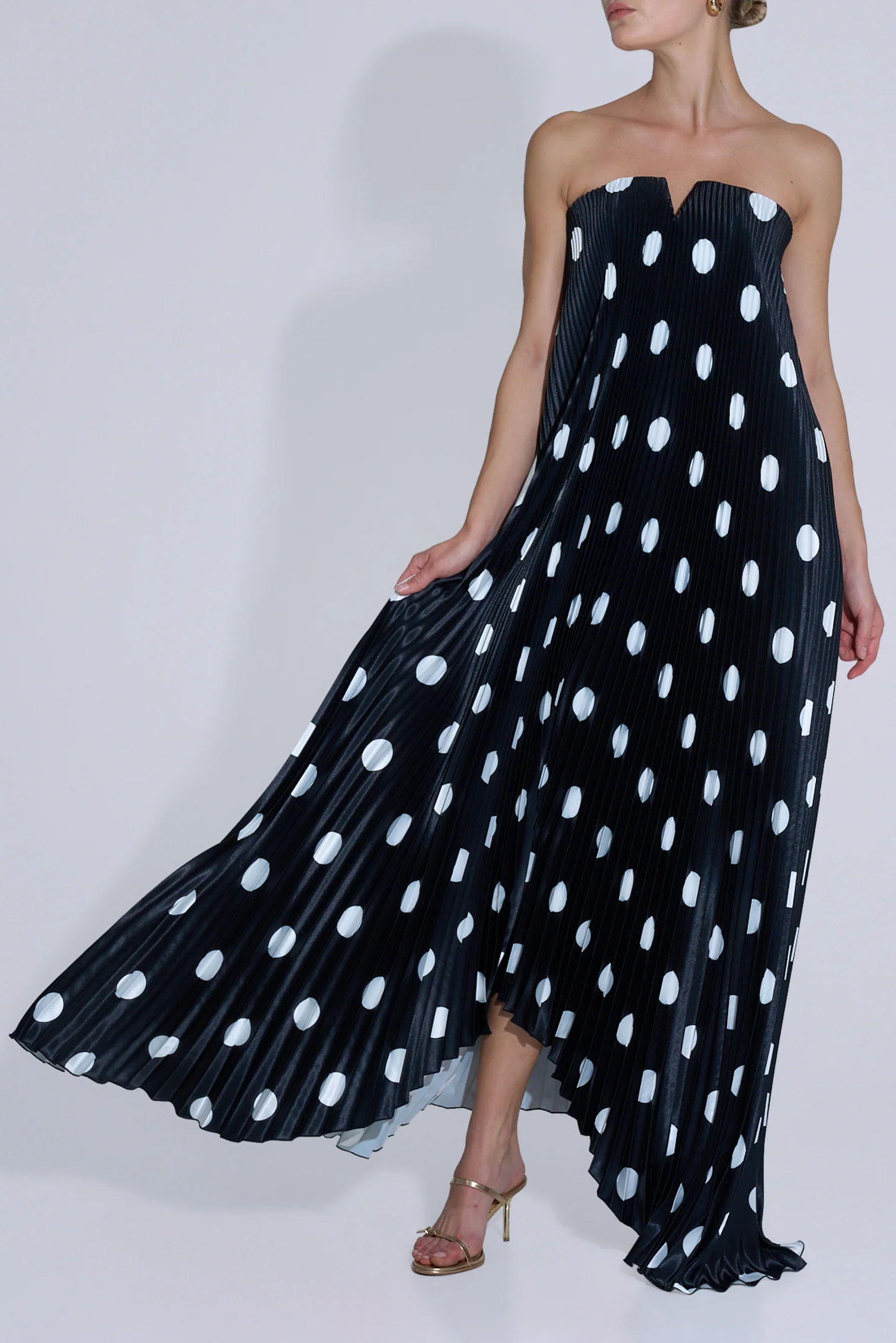 Black Tie Gown - Polka Noir - Image 3