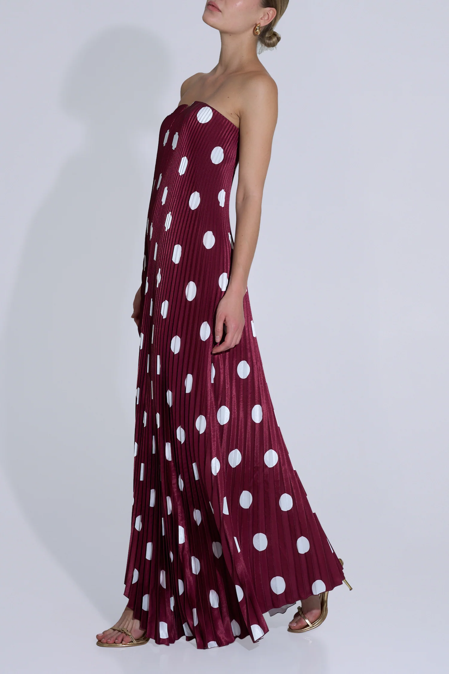 Black Tie Gown - Polka Wine - Image 3