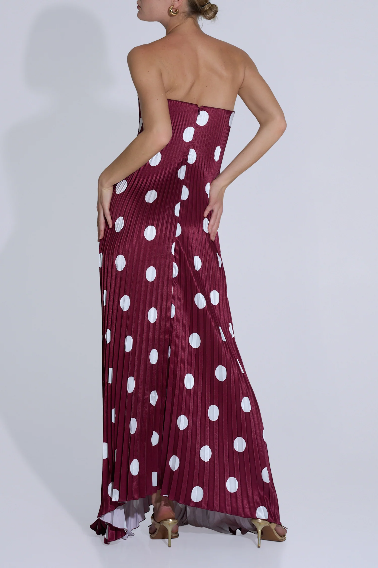 Black Tie Gown - Polka Wine - Image 4