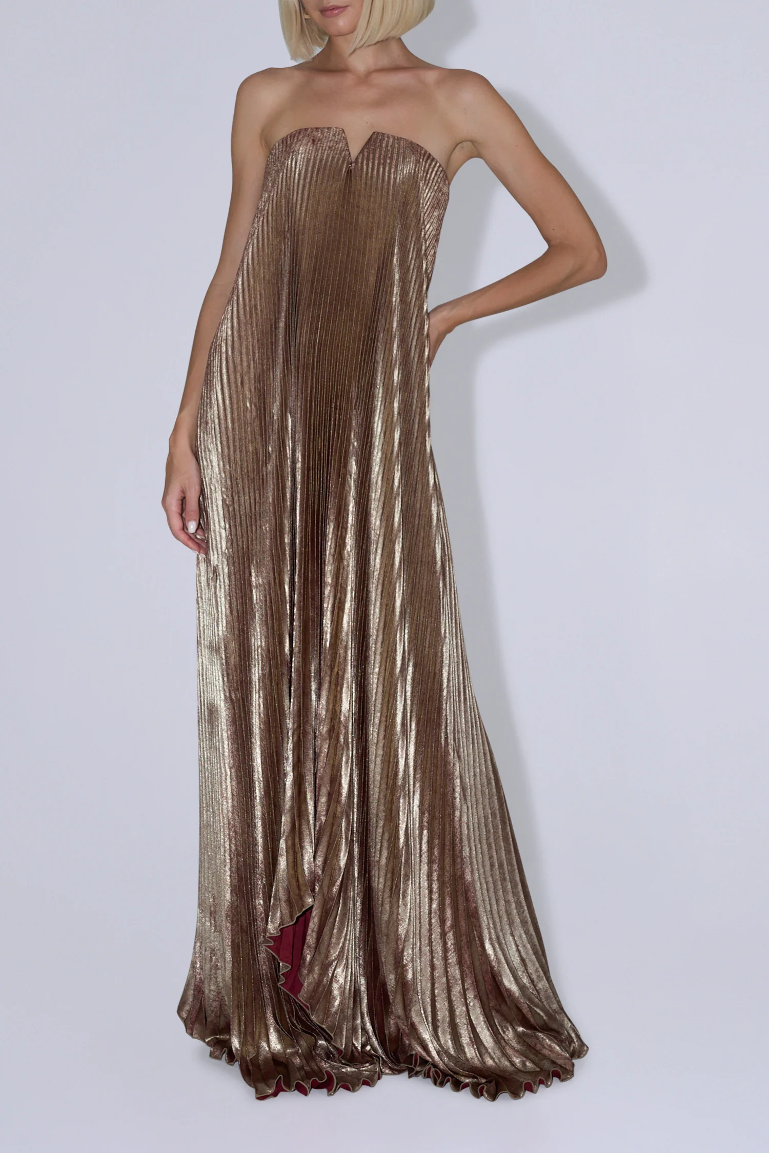Black Tie Gown - Ruby Shimmer - Image 3