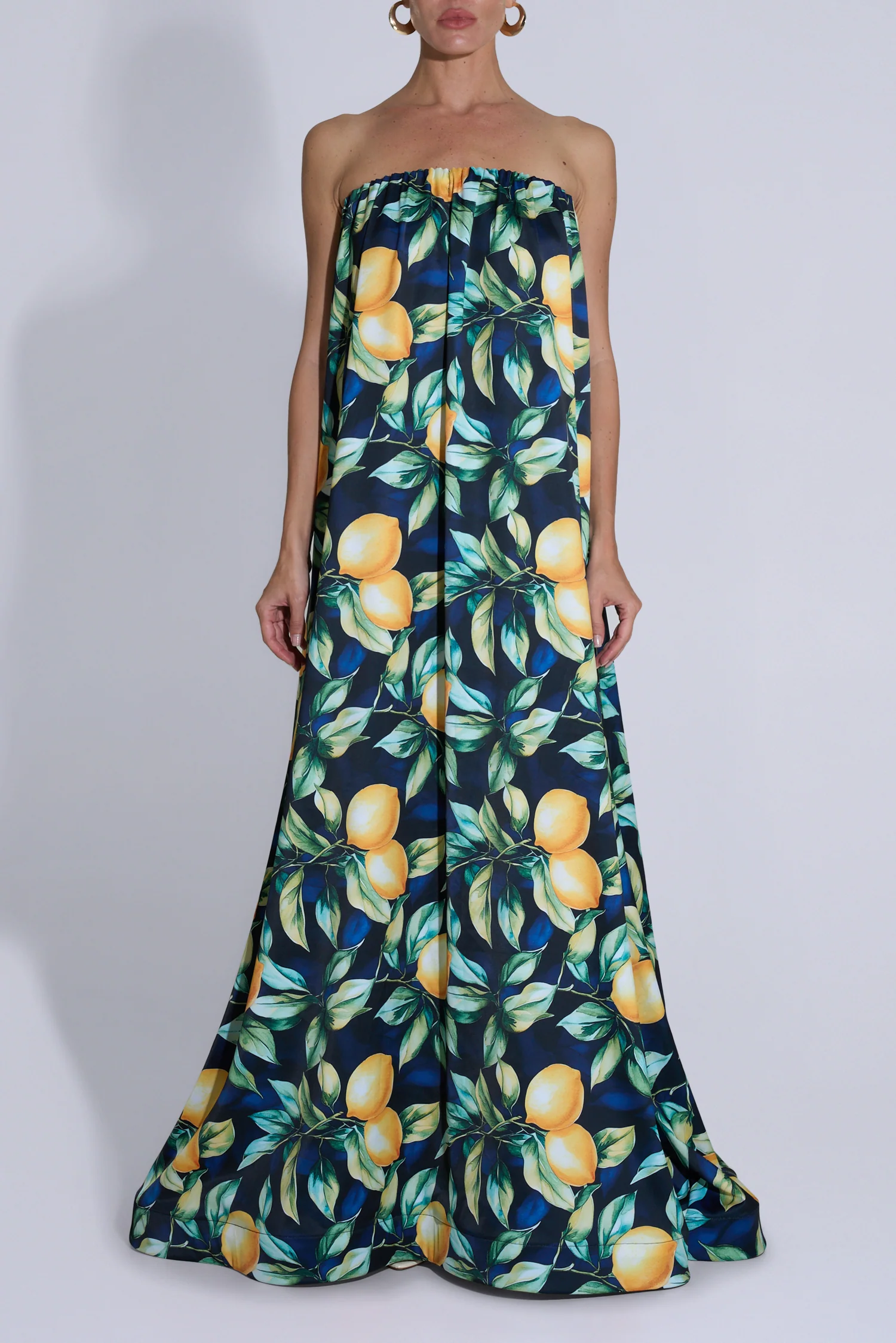 Costiera Dress - Navy Limone