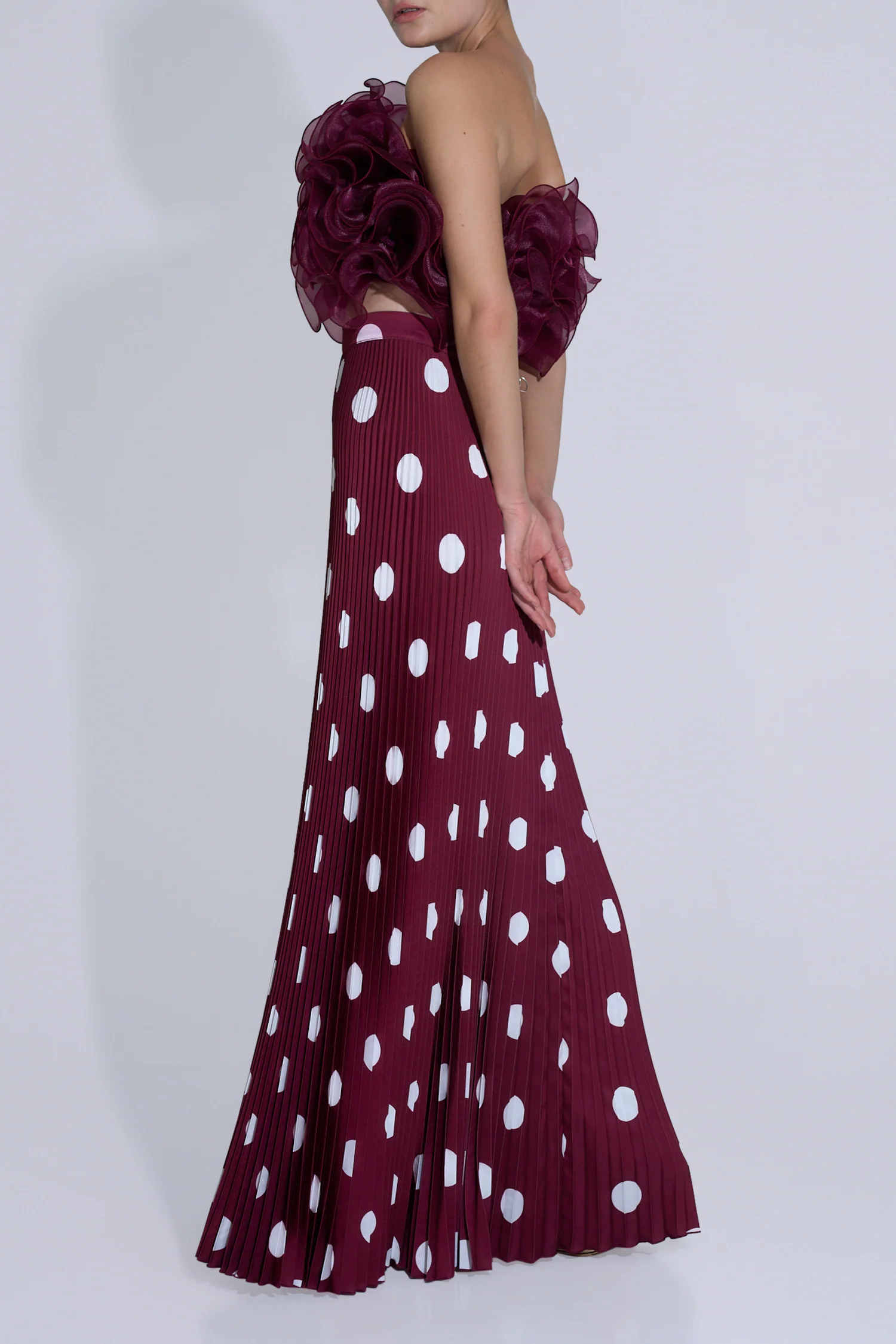 Cou Cou Top - Wine Organza - Image 3