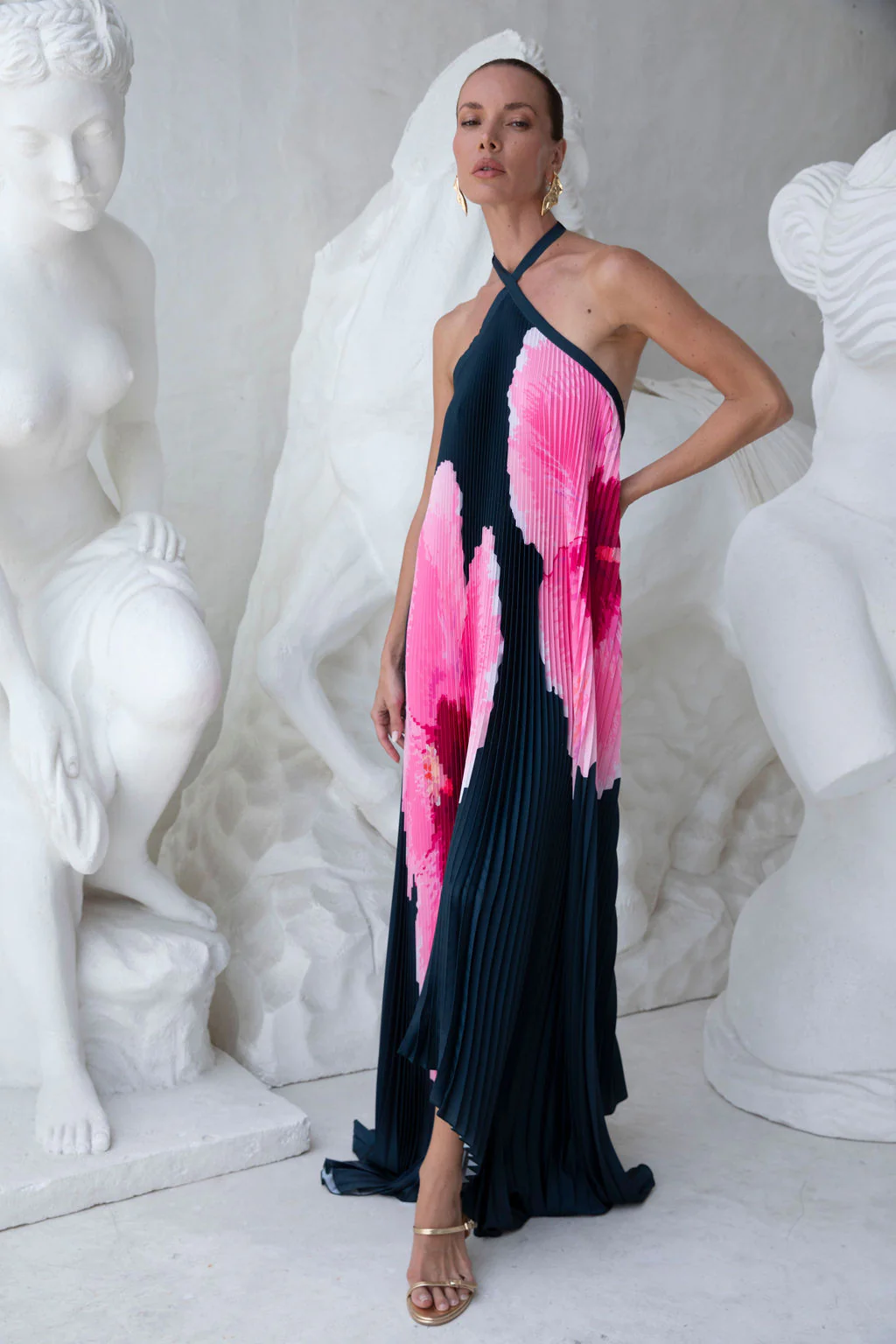 Deesse Gown - Hibiscus Midnight - Image 2