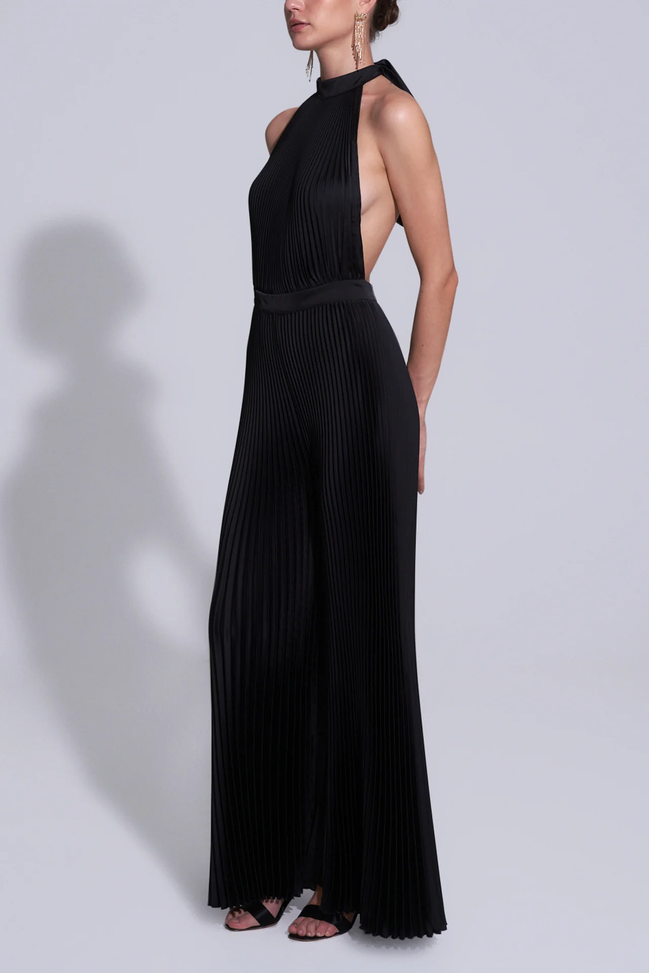 Low Back Cinema Jumpsuit - Noir - Image 2