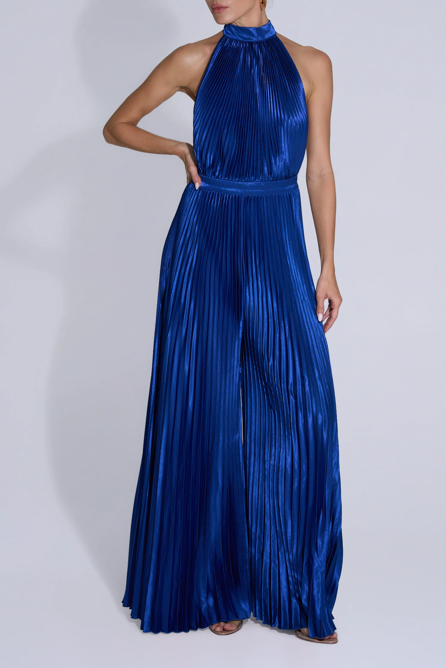 Low Back Cinema Jumpsuit - Regal Blue