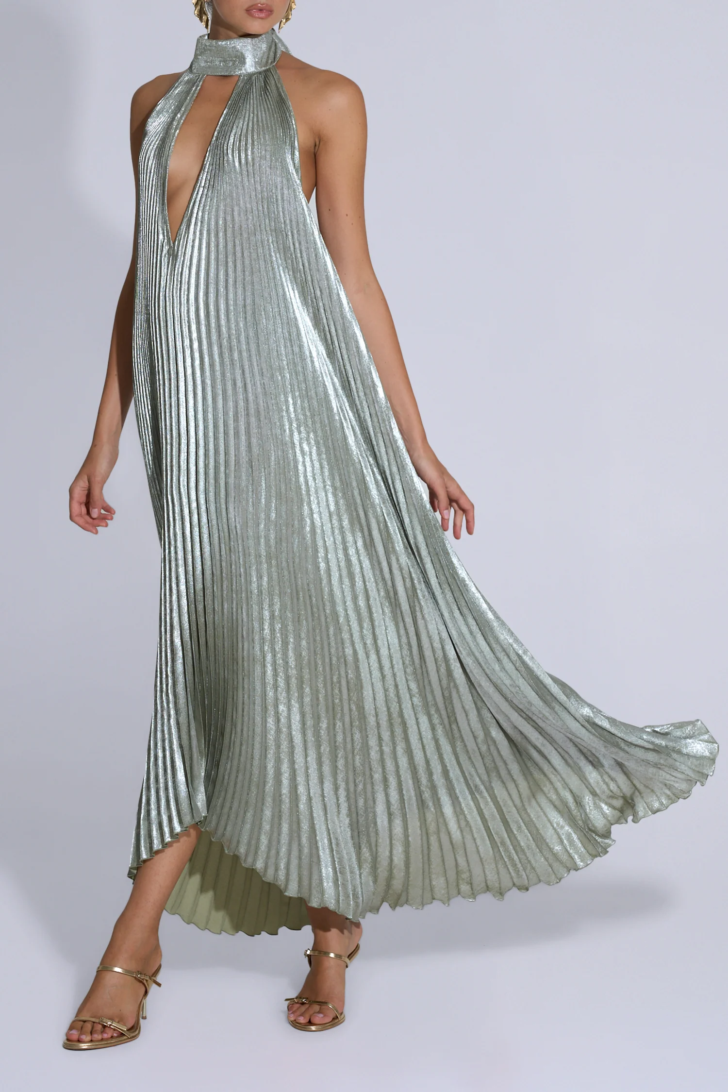 Opera Gown - Sage Shimmer - Image 2
