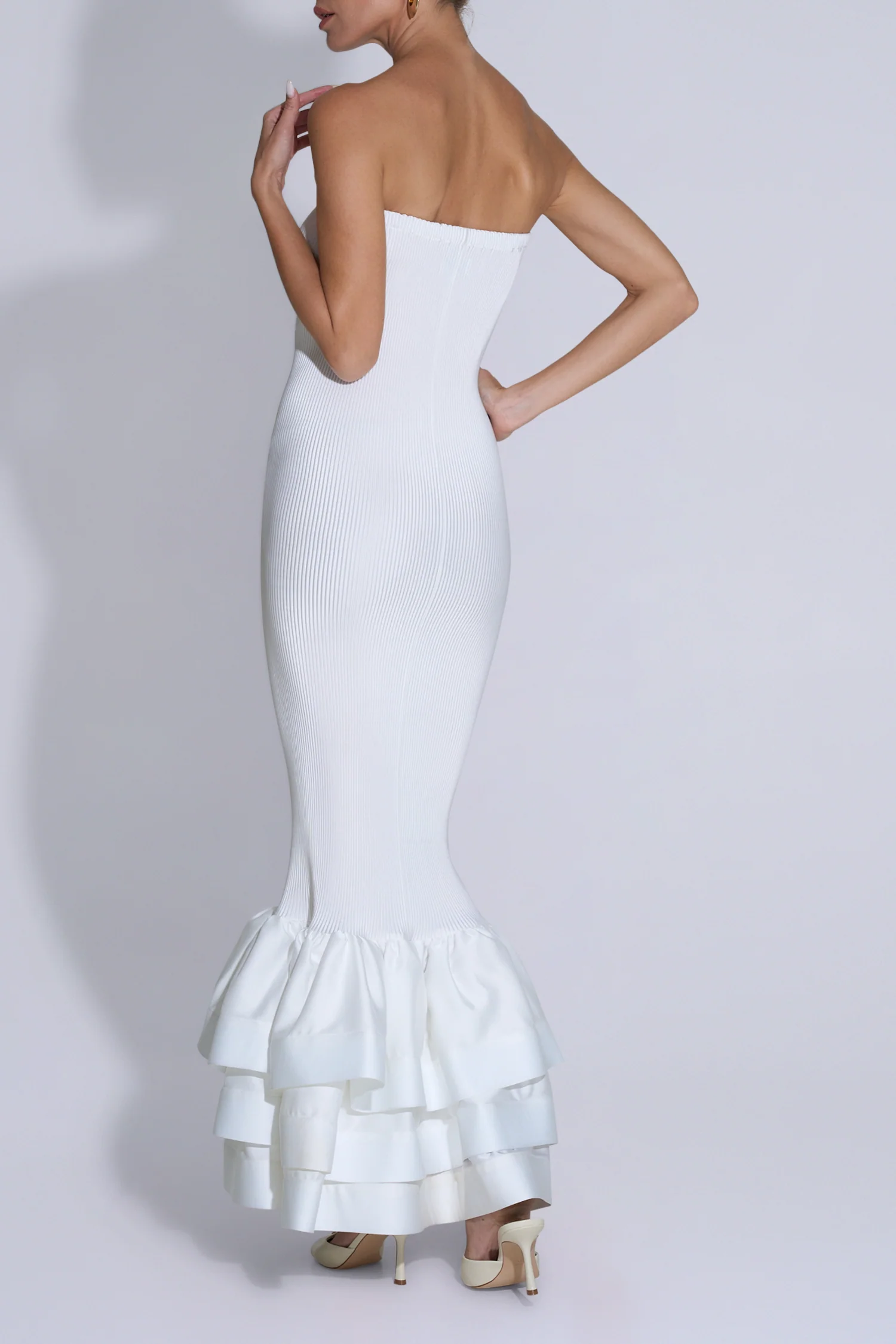 Ramblas Dress - Ivory - Image 4