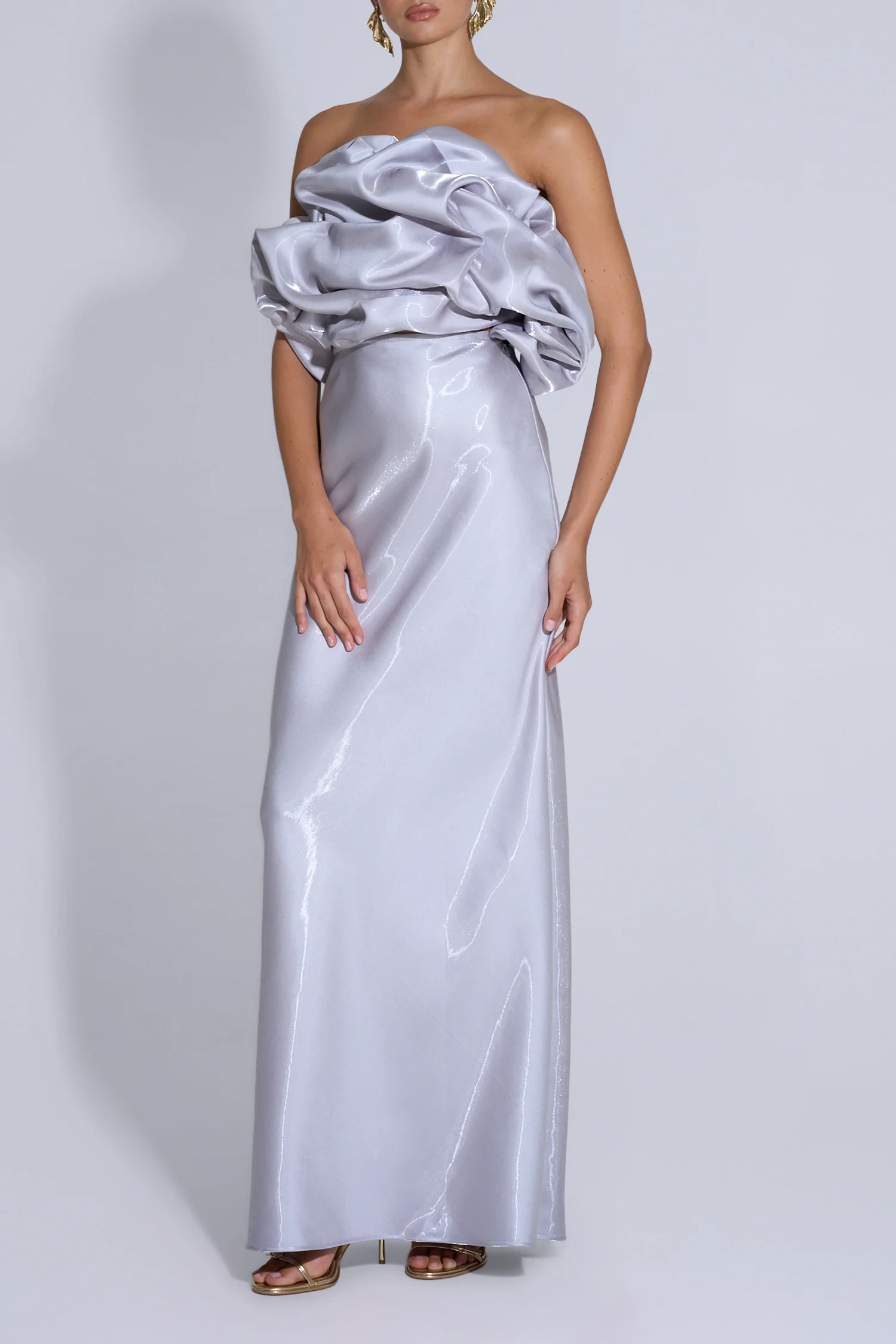 Sade Top - Silver Gloss - Image 3