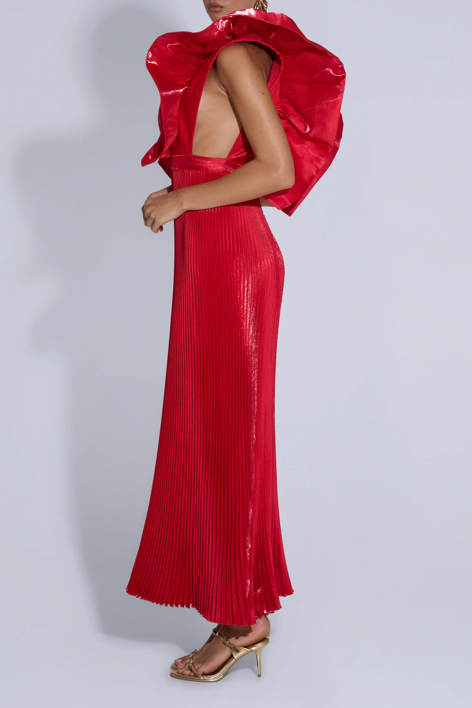 Ventoux Gown - Scarlet Gloss - Image 3